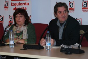 Montse Muñoz y Luis García Montero